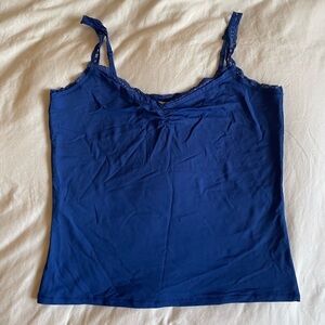 Cleo Navy Lace Accent Camisole